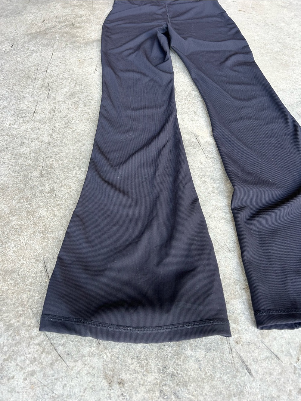 Scoop Neck Black Flared Jumpsuit - Picture 10 of 13